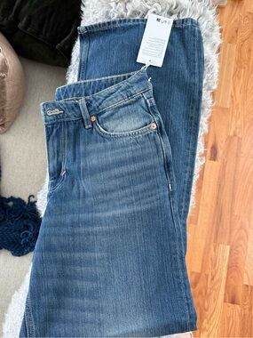 Weekday Straight-Leg Blue Denim Jeans